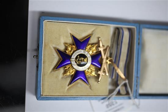 A Bavarian Military Order of Merit,